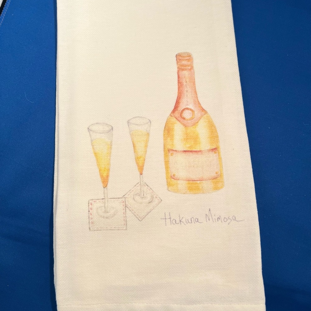 Dish towel. Hakuna Mimosa